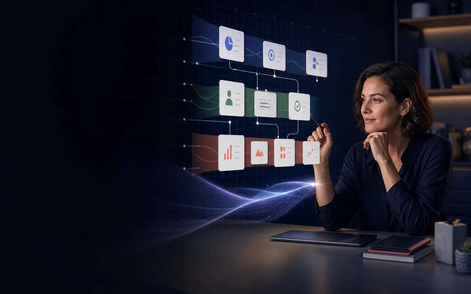 Career task map separating AI exposure, human resilience and AI leverage